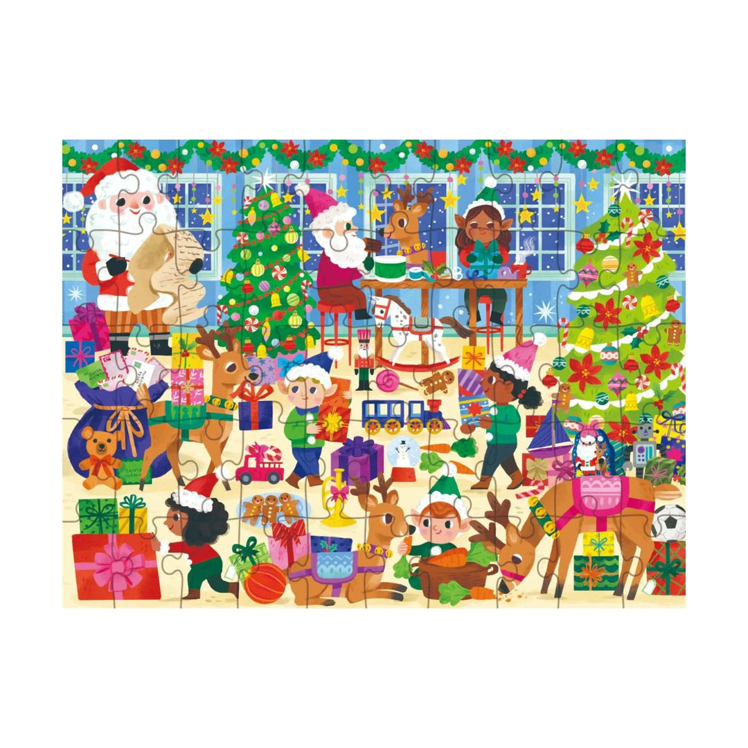 Crocodile Creek Puzzle Santa's Workshop 50 Piece Puzzle  | Crocodile Creek