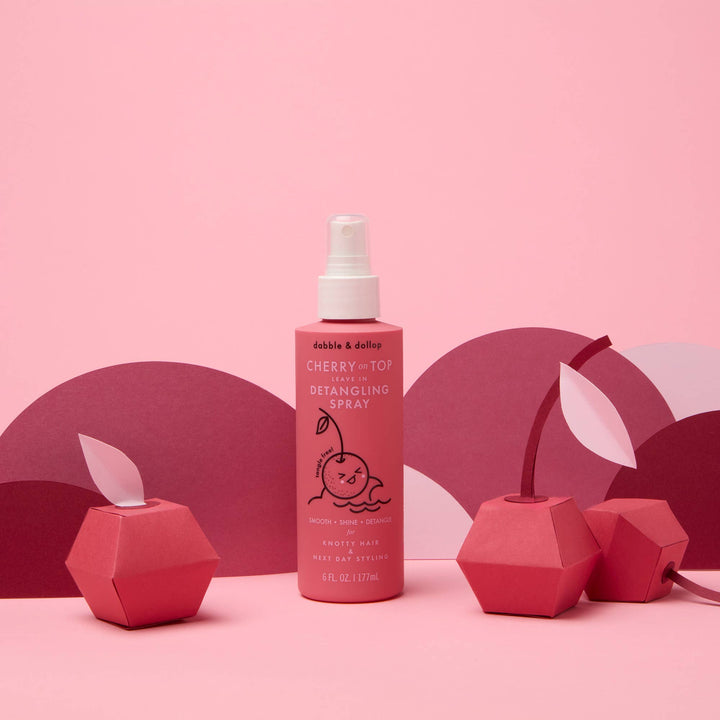 Dabble & Dollop® Baby Cherry on Top® Hair Detangling & Conditioning Spray