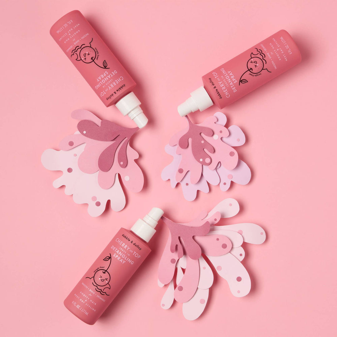 Dabble & Dollop® Baby Cherry on Top® Hair Detangling & Conditioning Spray