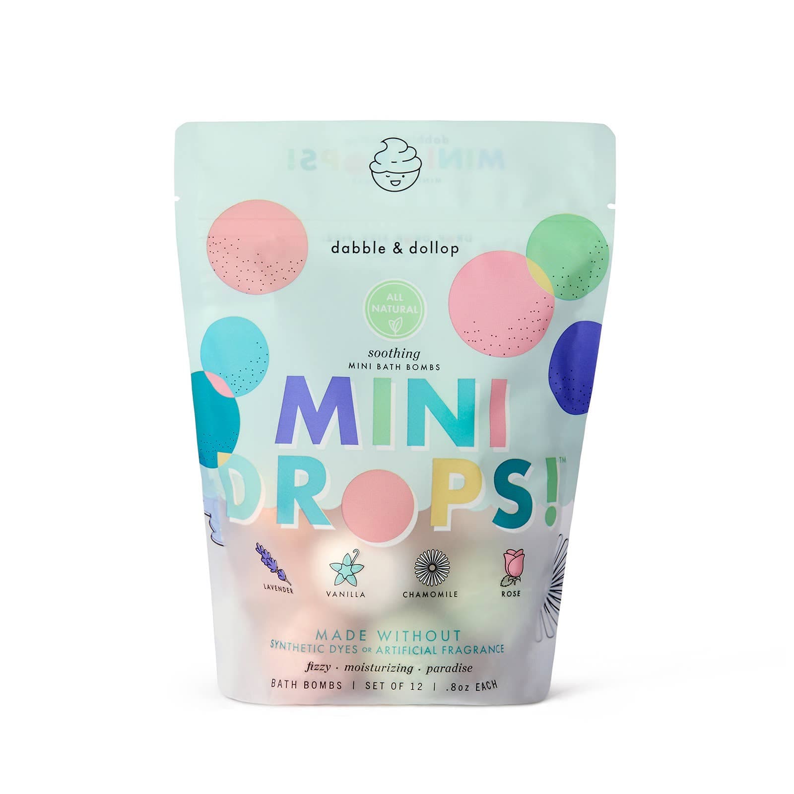 Dabble & Dollop® Baby Mini Drops® Bath Bombs - Soothing
