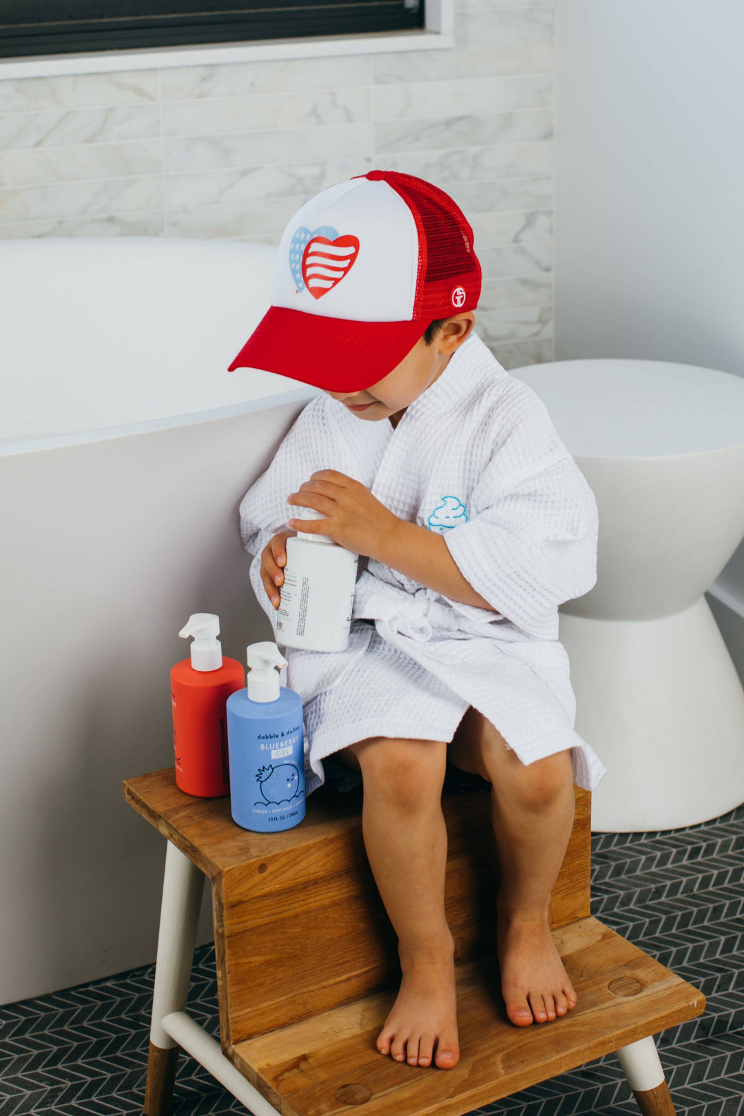 Dabble & Dollop® Baby Tear-Free Shampoo, Body Wash, & Bubbles - Blueberry