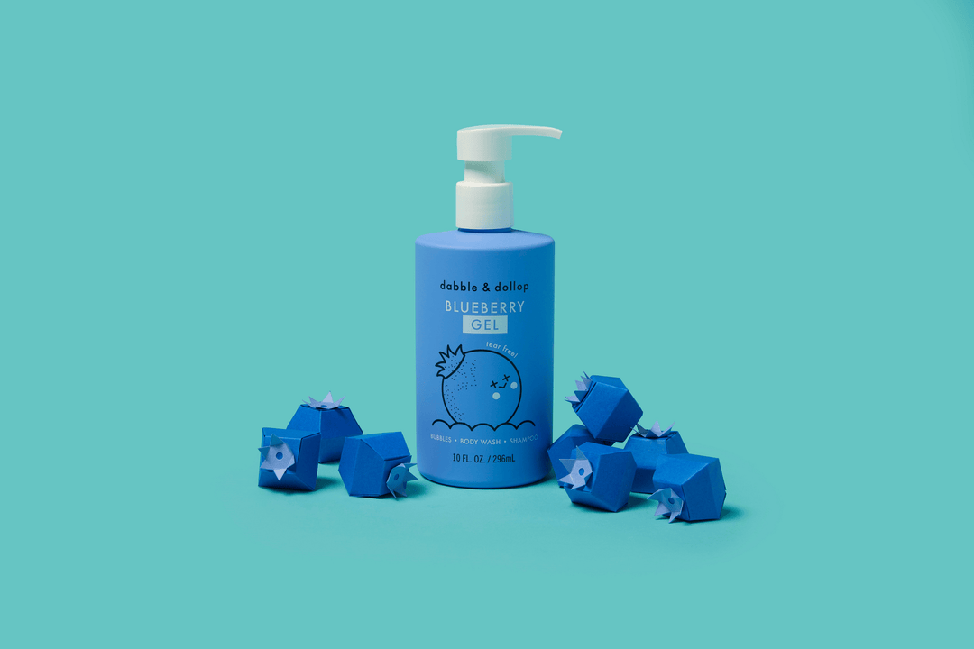 Dabble & Dollop® Baby Tear-Free Shampoo, Body Wash, & Bubbles - Blueberry