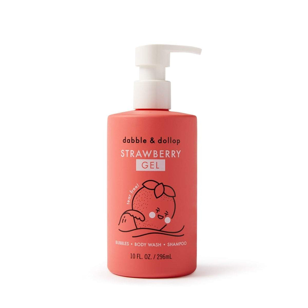 Dabble & Dollop® Baby Tear-Free Shampoo, Body Wash & Bubbles - Strawberry
