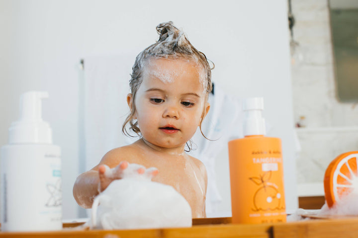 Dabble & Dollop® Baby Tear-Free Shampoo, Body Wash, & Bubbles - Tangerine