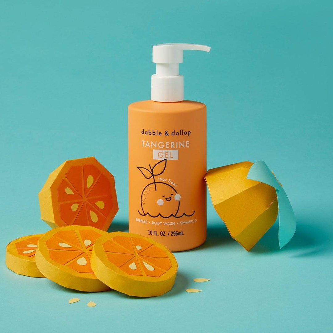 Dabble & Dollop® Baby Tear-Free Shampoo, Body Wash, & Bubbles - Tangerine