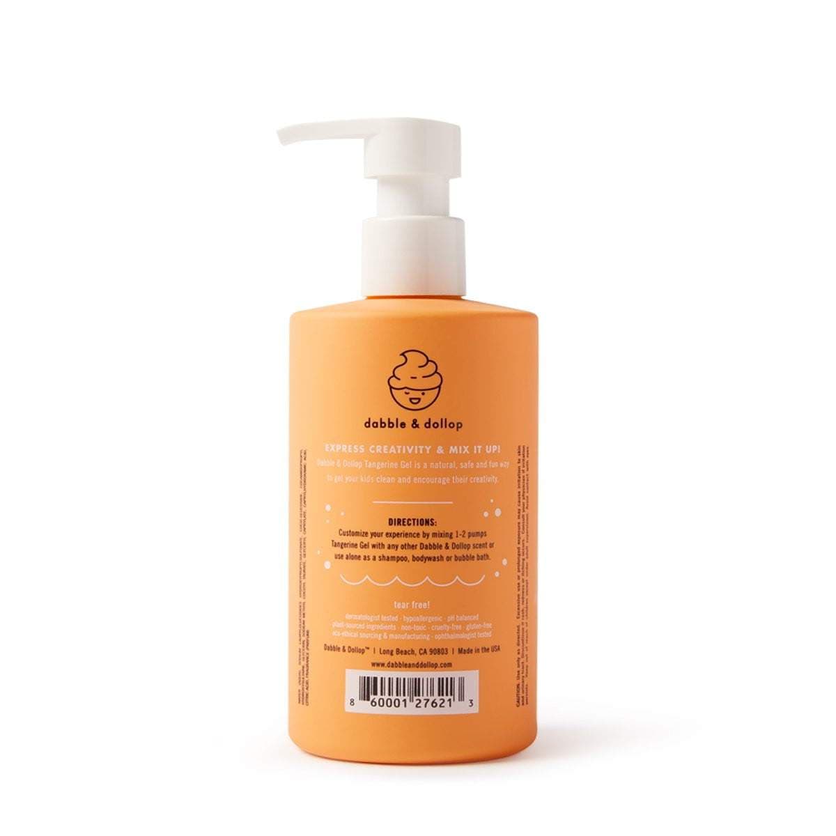 Dabble & Dollop® Baby Tear-Free Shampoo, Body Wash, & Bubbles - Tangerine