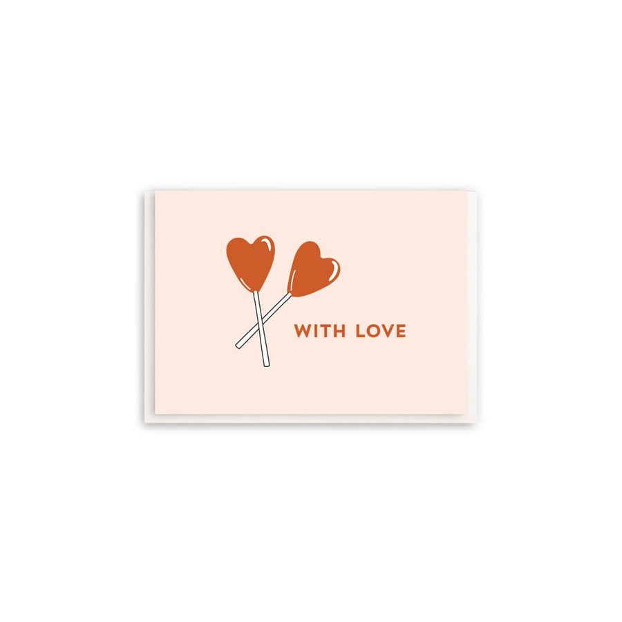 Dahlia Press Card Lollipop Love Enclosure Card