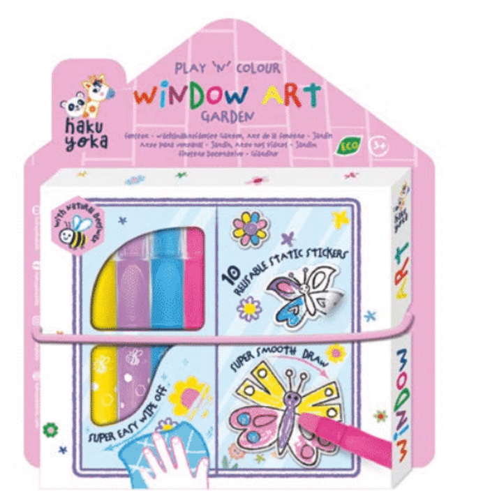 DAM Activity Kit Window Art Butterfly Garden | Haku Yoka