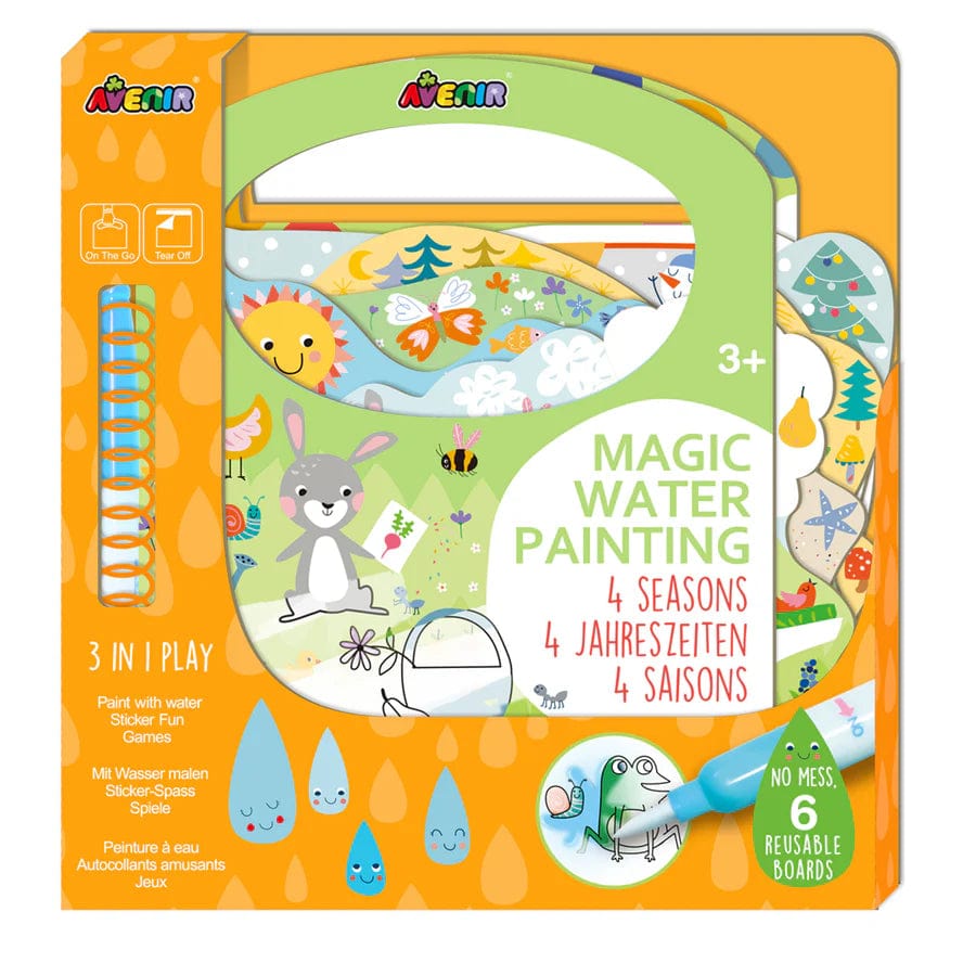 DAM Kid's Books Magic Water Painting Book - 4 Seasons