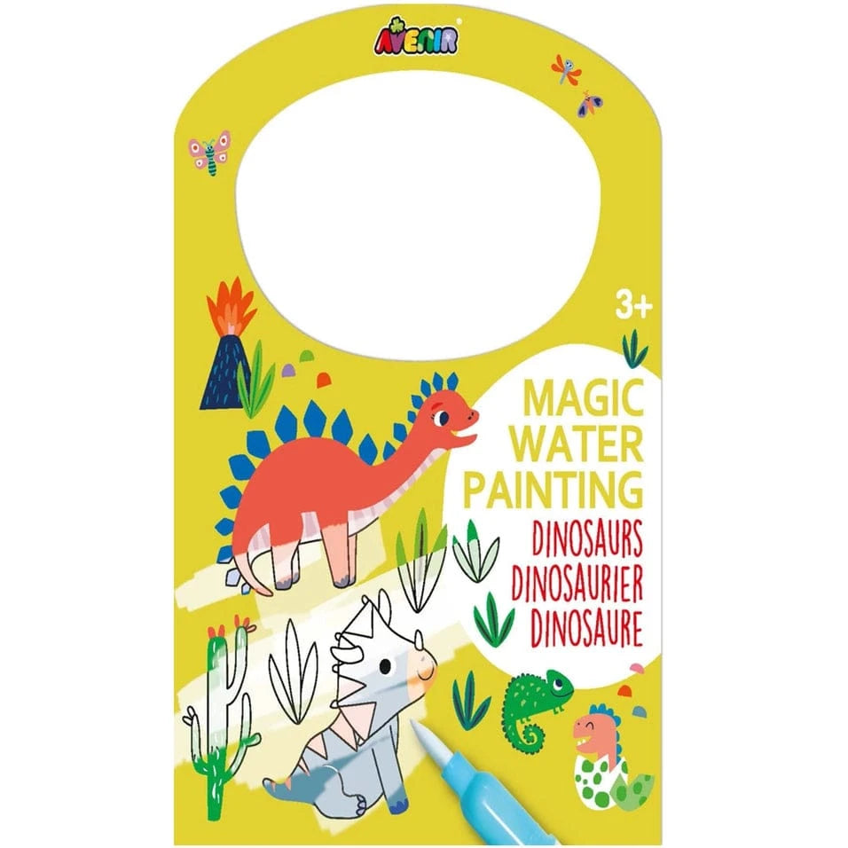 DAM Kid's Books Magic Water Painting Book - Dinosaurs | Avenir