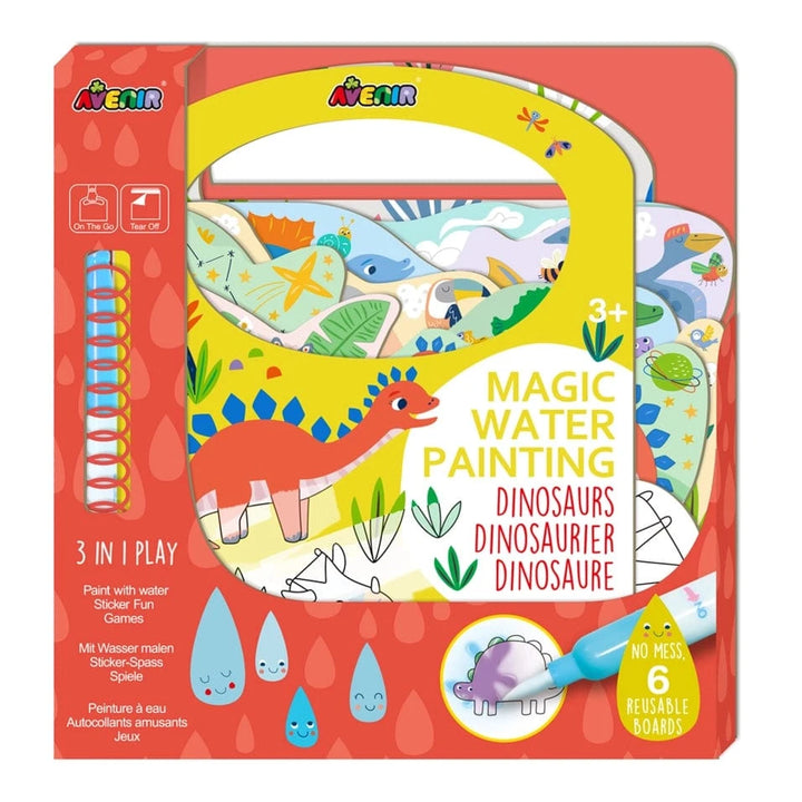 DAM Kid's Books Magic Water Painting Book - Dinosaurs | Avenir