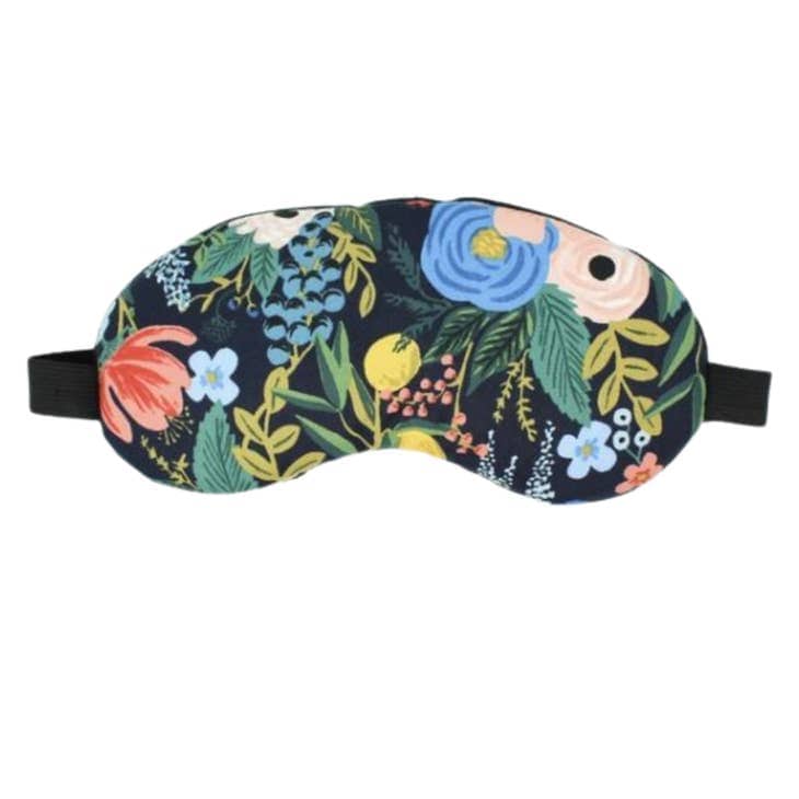 Dana Herbert Accessories Eye Mask Navy Floral Eye Mask
