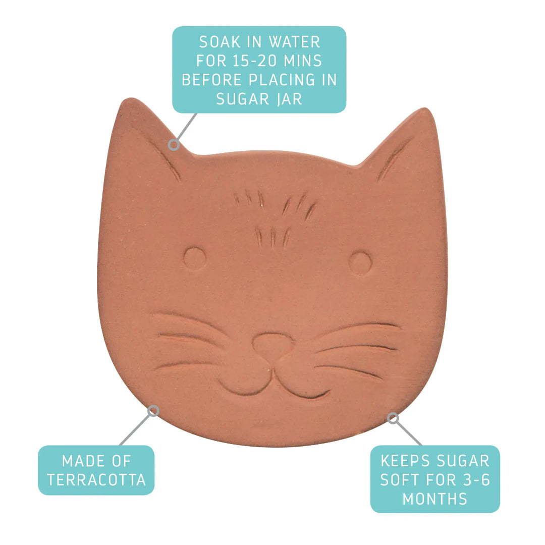 Danica Home Calvin Cat Terracotta Sugar Saver