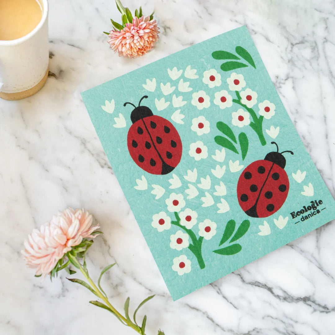 Danica Home Ladybugs Swedish Dishcloth