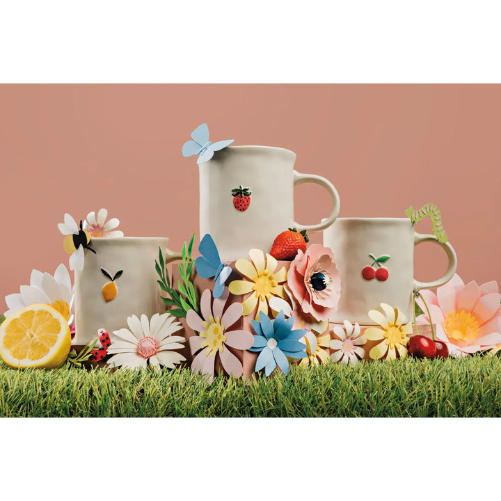 Danica Home Strawberry Embossed Mug