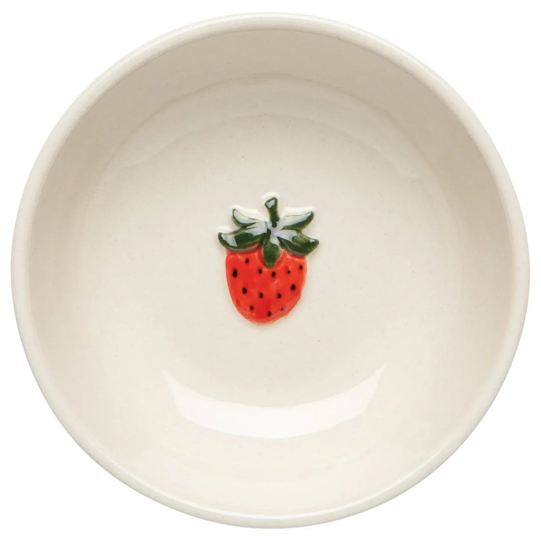 Danica Home Strawberry Embossed Pinch Bowl