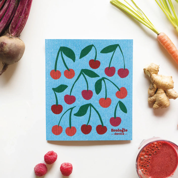 Danica Home Wild Cherries Swedish Dishcloth