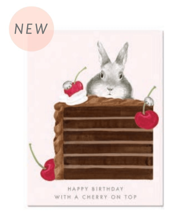 Dear Hancock Card Happy Birthday with a Cherry on Top