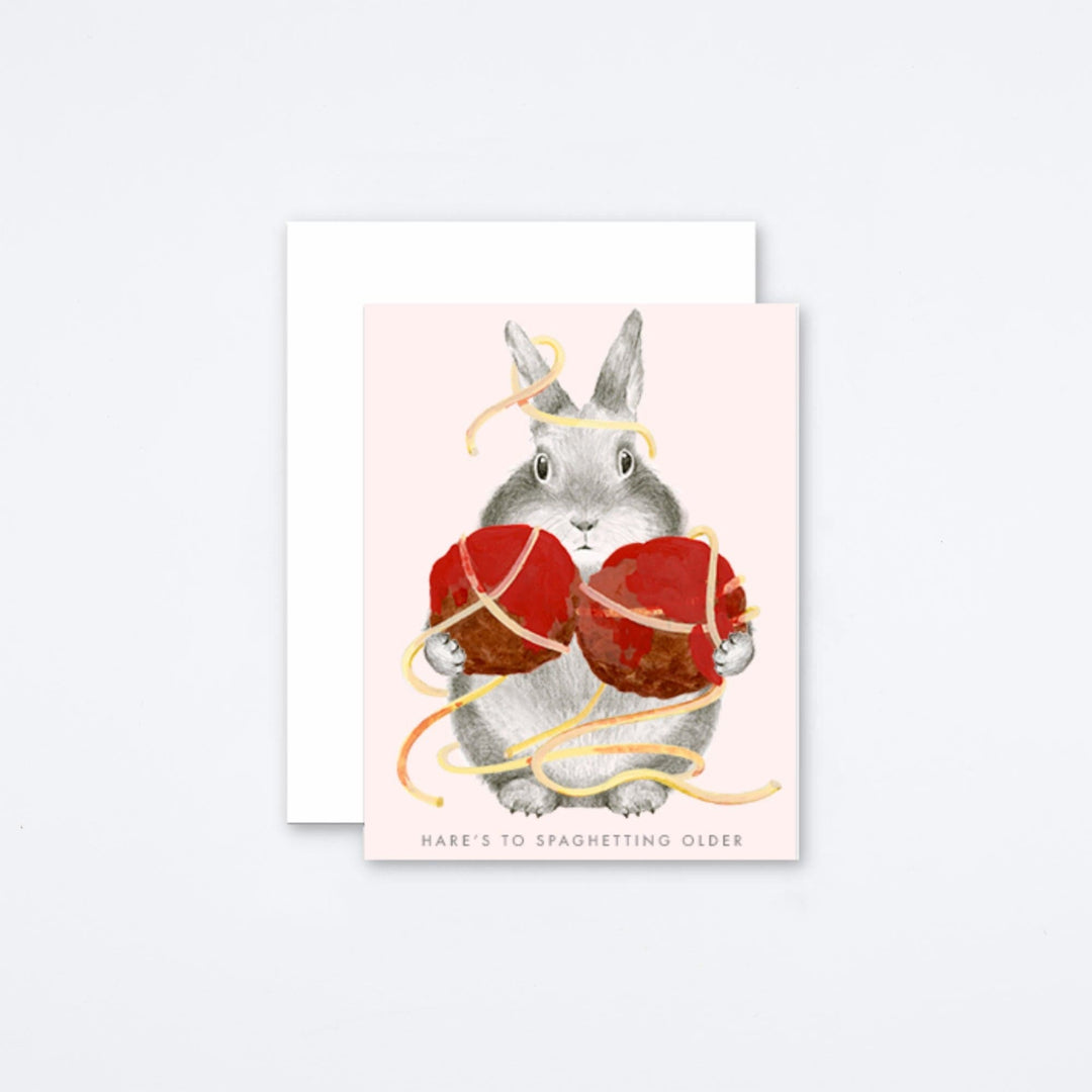 Dear Hancock Card Hare's to Spaghetting Older Birthday Card