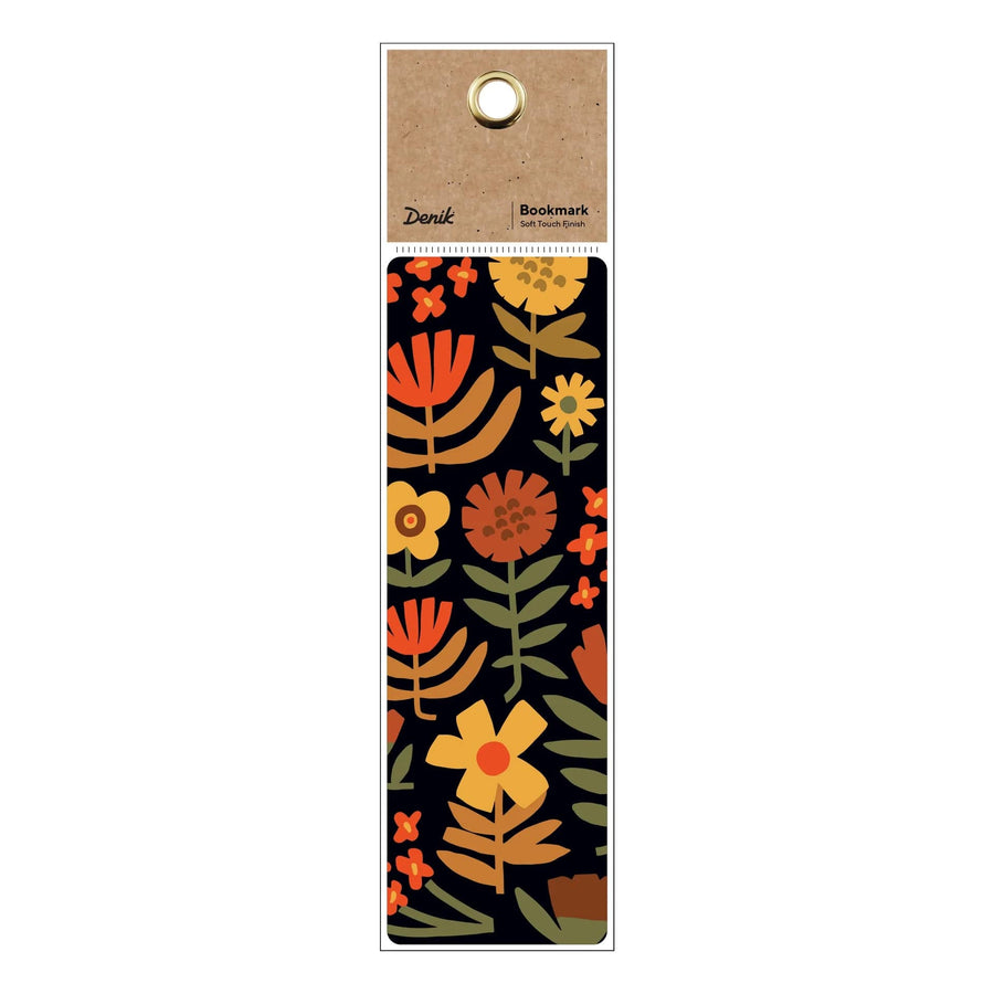 Denik Bookmark Chunky Flowers Double-Sided Bookmark