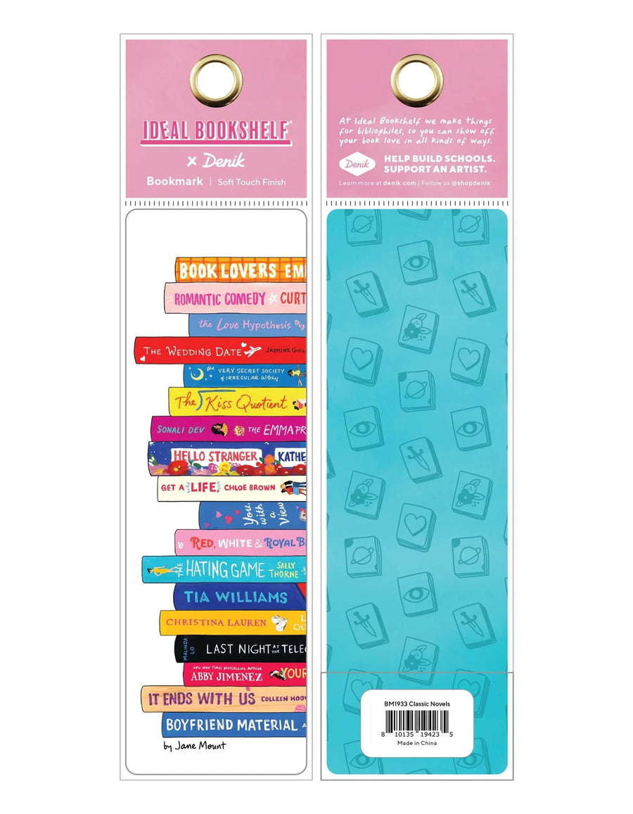 Denik Bookmark Modern Romance Ideal Bookshelf Double-Sided Bookmark