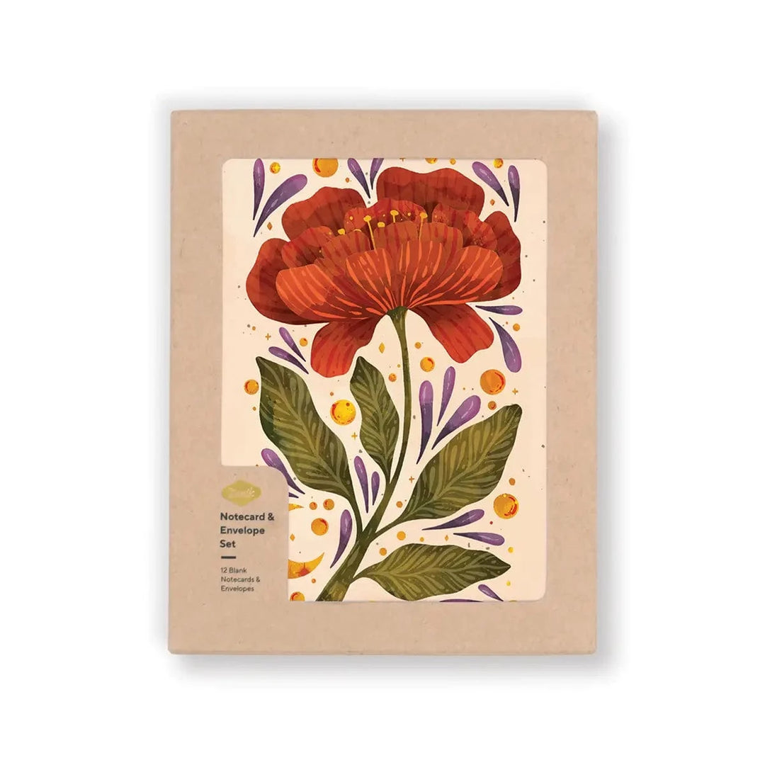 Denik Cards Burgundy Bloom Notecards