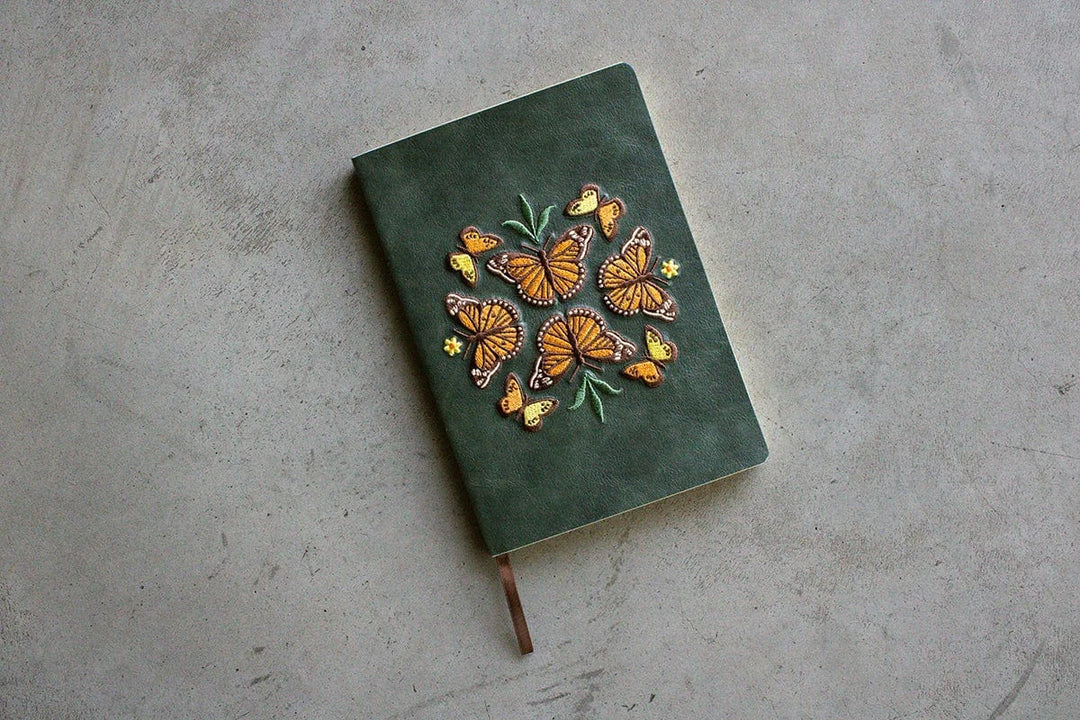 Denik Journal Butterfly Dance Embroidered Journal