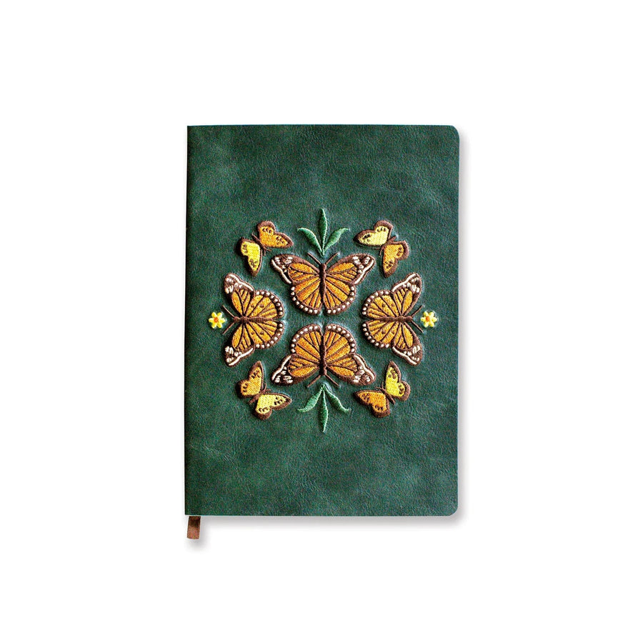 Denik Journal Butterfly Dance Embroidered Journal