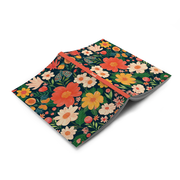 Denik Notebook Beautiful Garden Classic Layflat Notebook