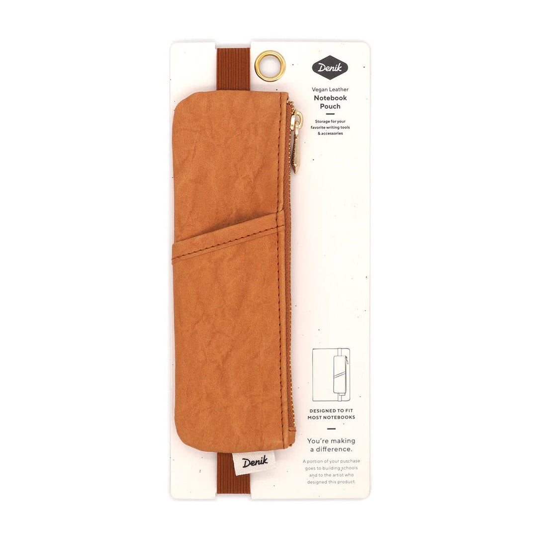 Denik Notebook Caramel Crinkle Notebook Pouch