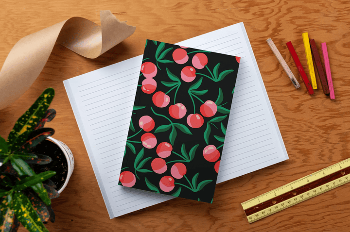 Denik Notebook Cherries Classic Layflat Notebook