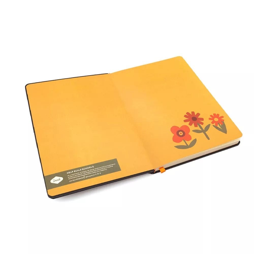 Denik Notebook Chunky Flowers Embroidered Notebook