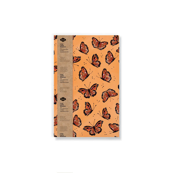 Denik Notebook Flying Monarch Layflat Journal Notebook