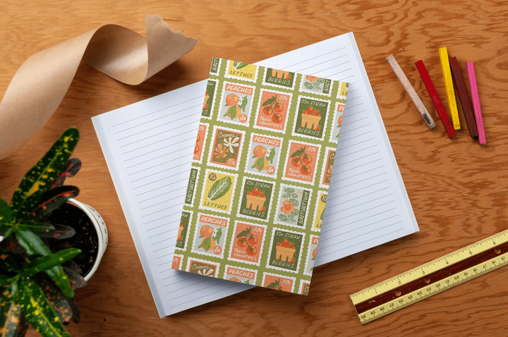 Denik Notebook Garden Stamps Classic Layflat Notebook