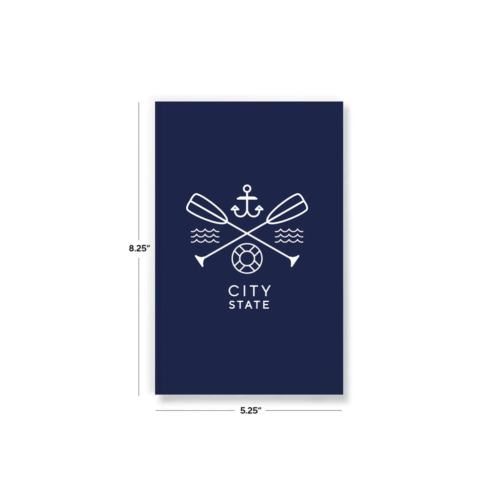 Denik Notebook Gig Harbor Lake Life Badge Classic Layflat Notebook