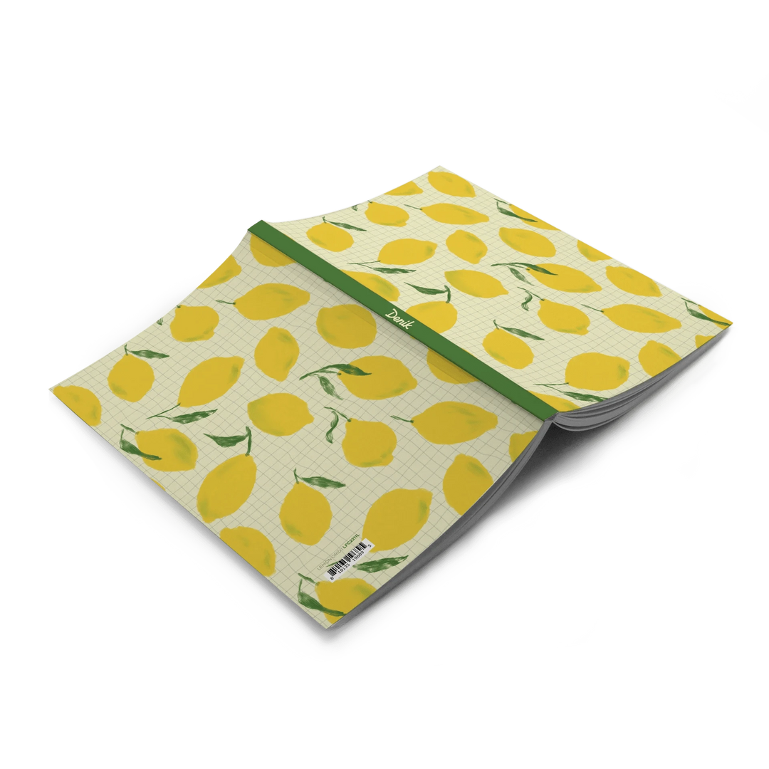 Denik Notebook Lemon Grid Classic Layflat Notebook