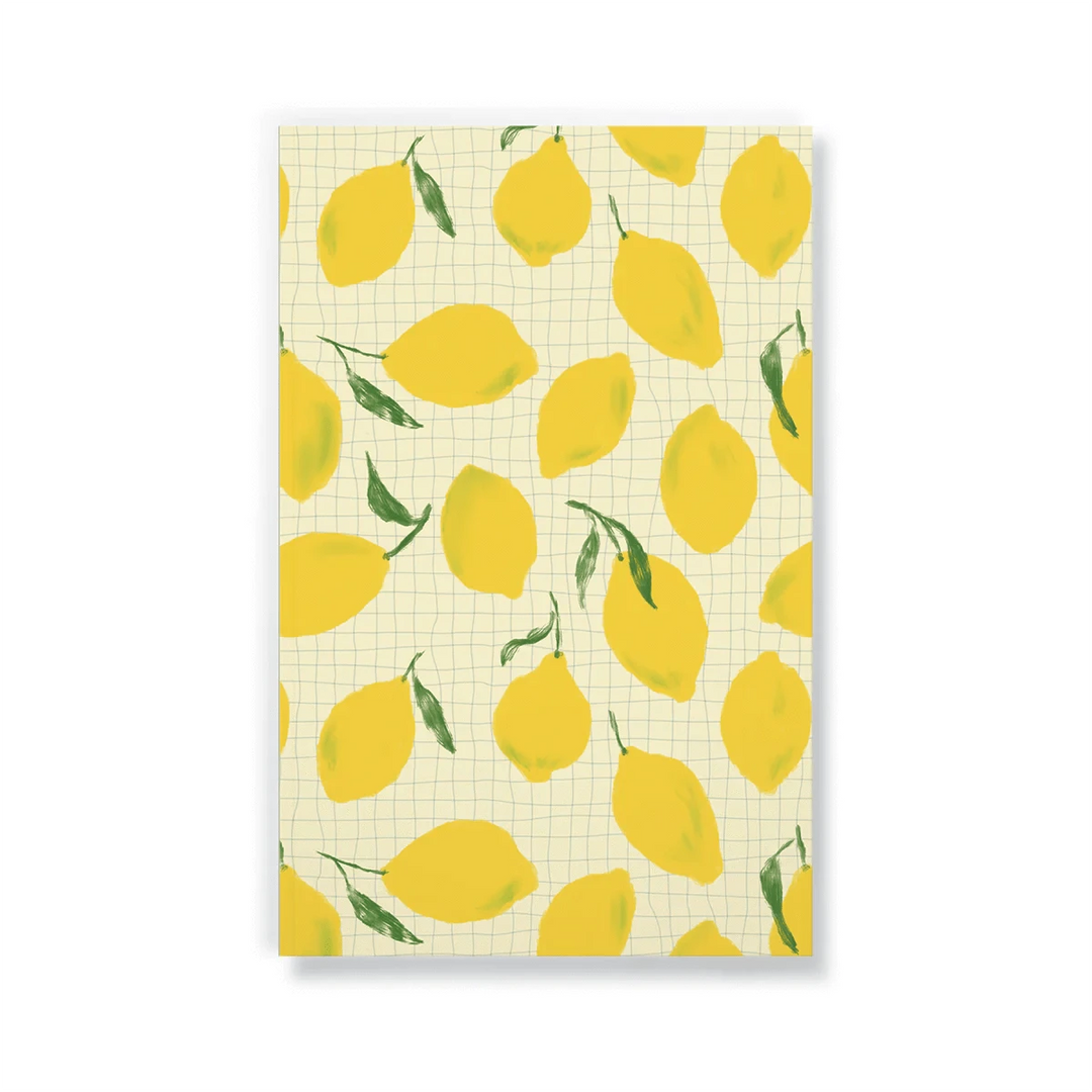 Denik Notebook Lemon Grid Classic Layflat Notebook