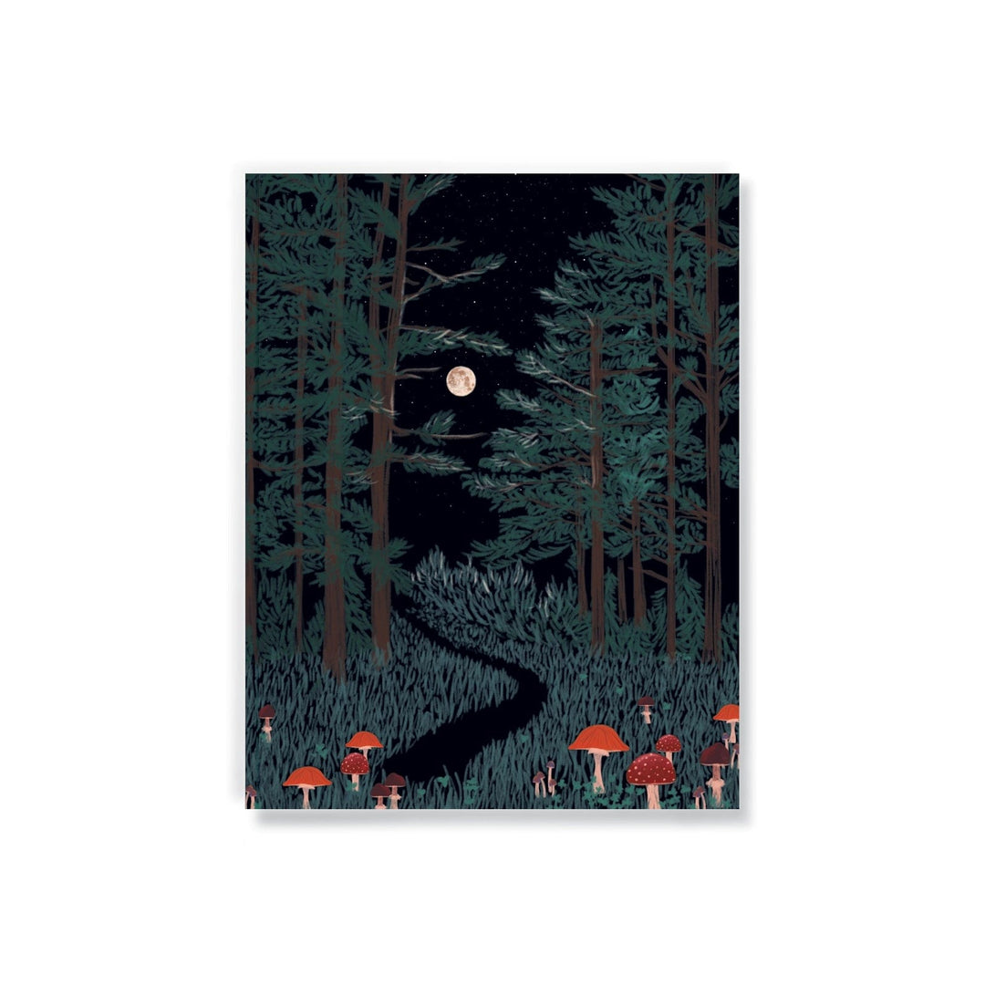 Denik Notebook Moonrise Forest Medium Layflat Notebook