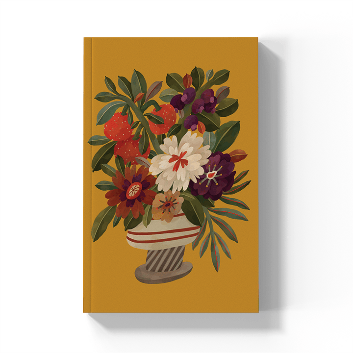 Denik paper Autumnal Vase Soft Touch Layflat Notebook