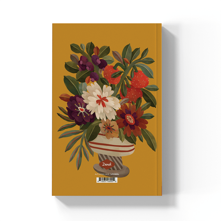 Denik paper Autumnal Vase Soft Touch Layflat Notebook