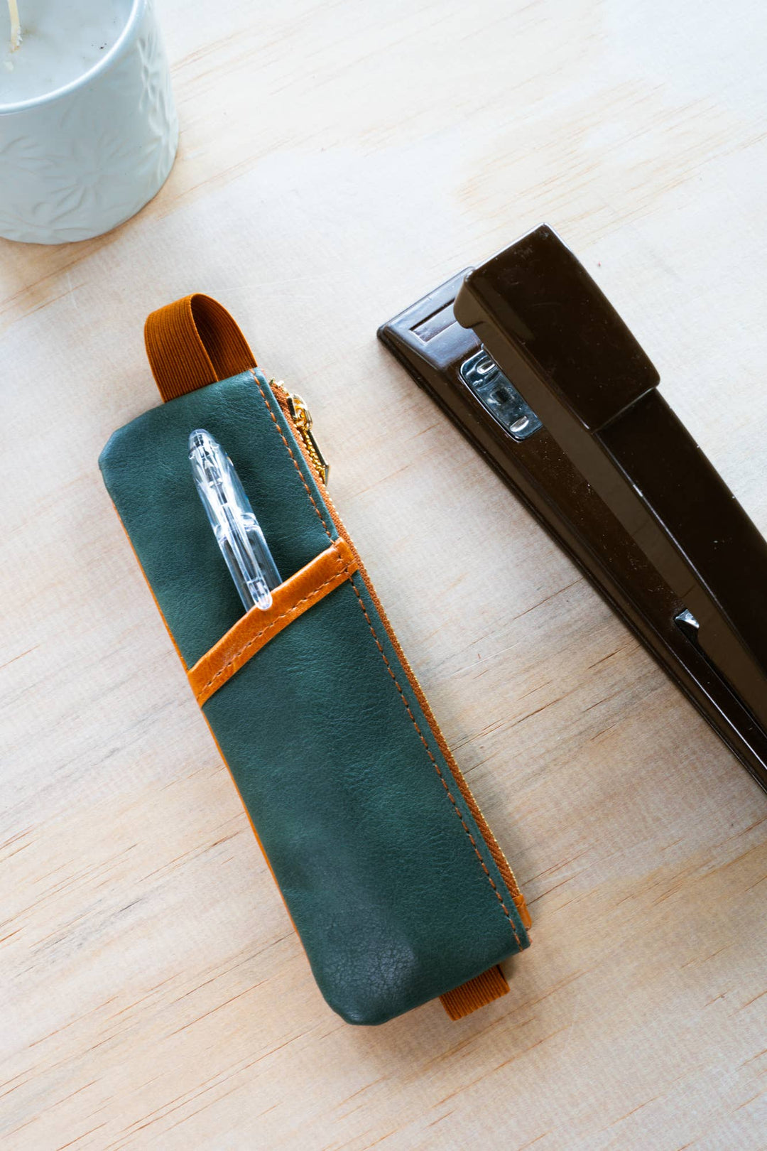 Denik paper Garden Green Notebook Pouch