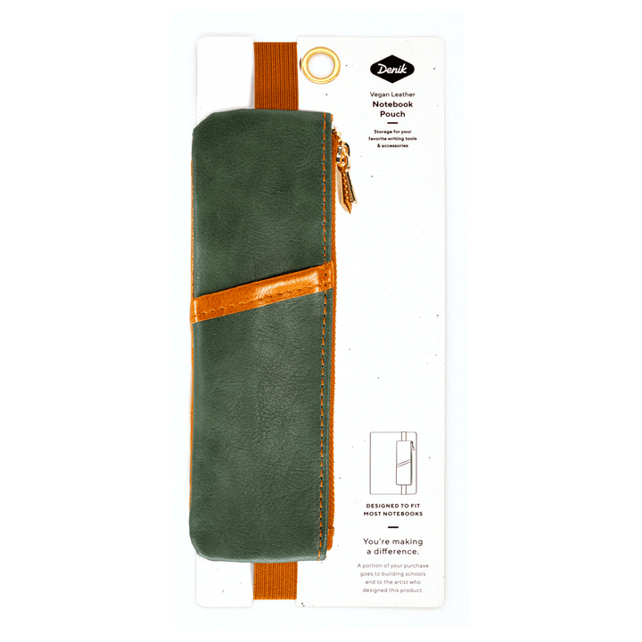 Denik paper Garden Green Notebook Pouch