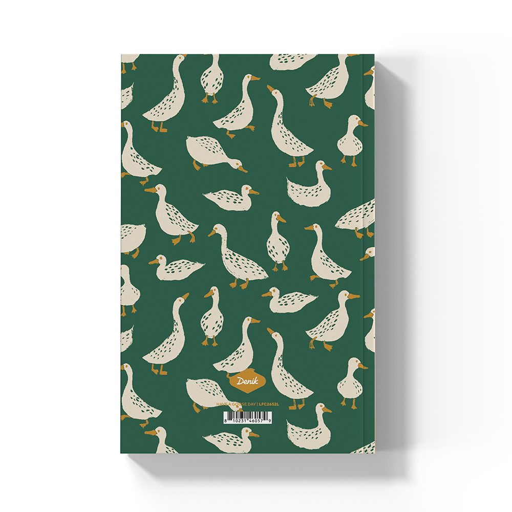 Denik paper Have A Goose Day Classic Layflat Notebook Journal