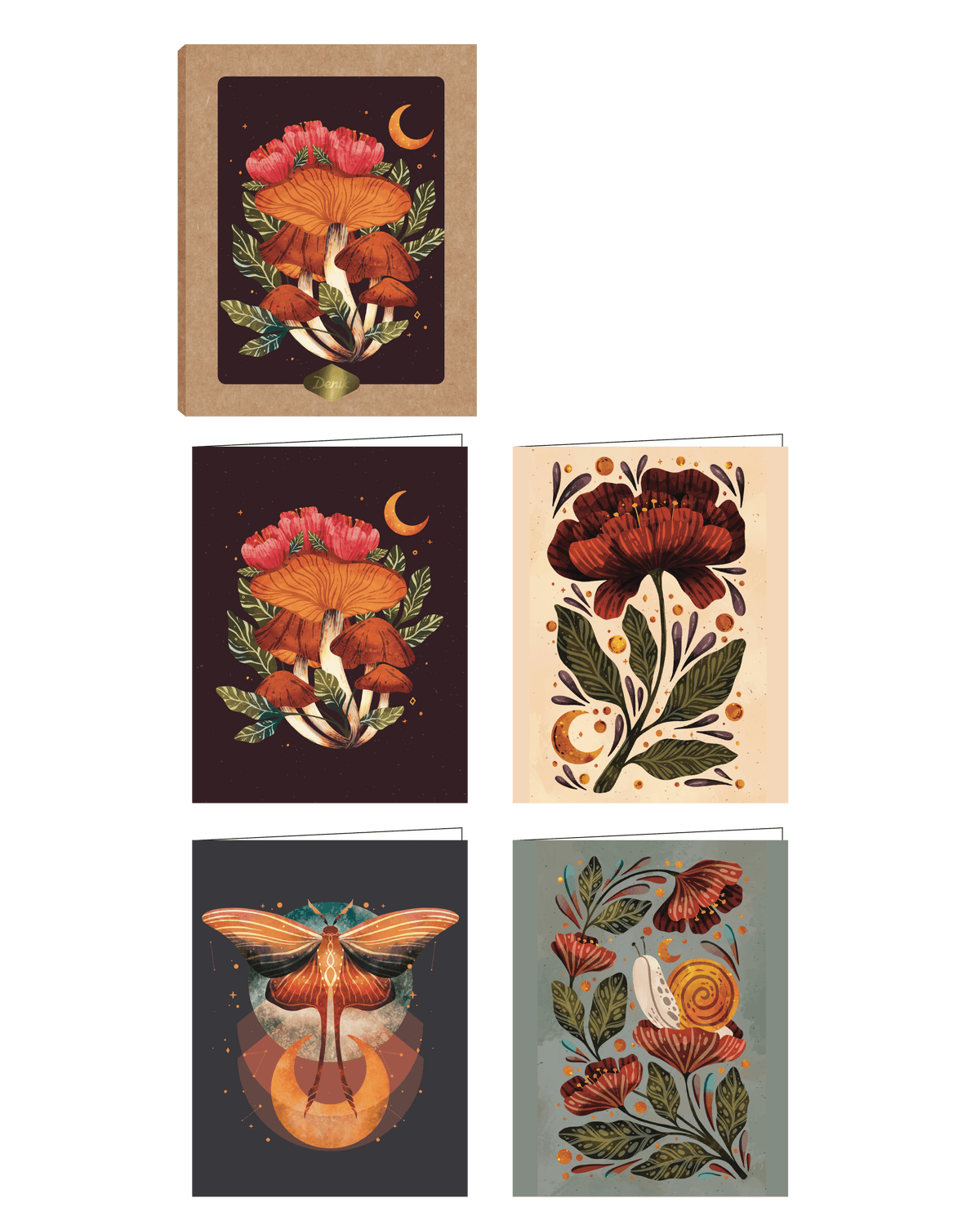 Denik paper Kristin Heldt Notecards
