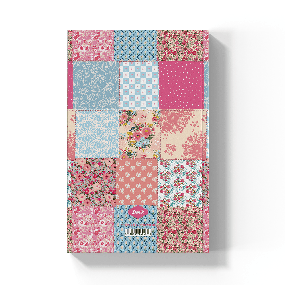 Denik paper Patchwork Quilt Classic Layflat Notebook Journal