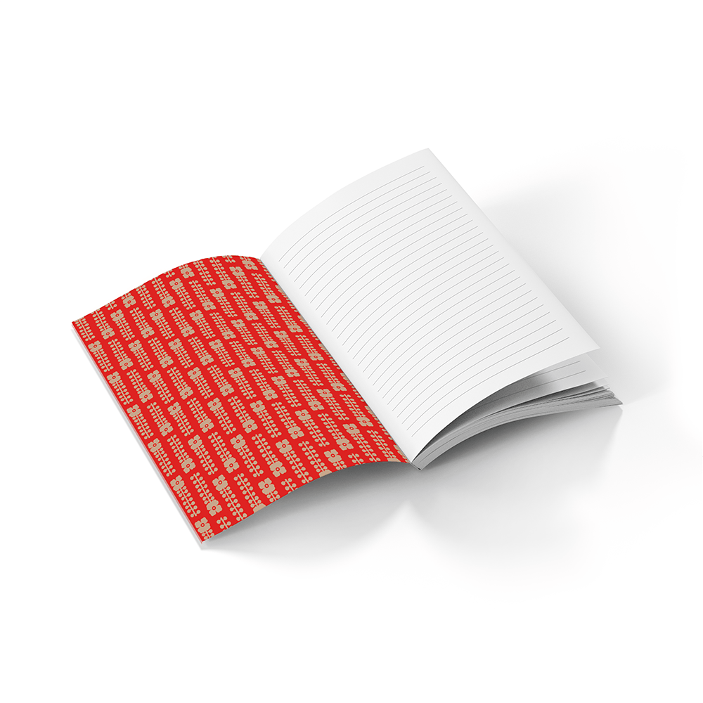 Denik paper Peony Soft Touch Classic Layflat Notebook