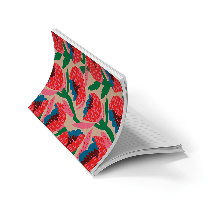 Denik paper Peony Soft Touch Classic Layflat Notebook
