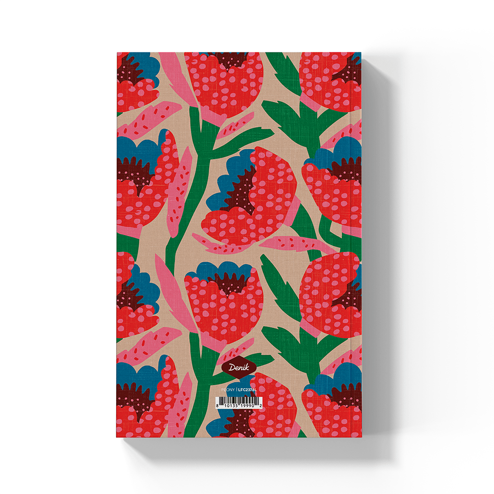 Denik paper Peony Soft Touch Classic Layflat Notebook
