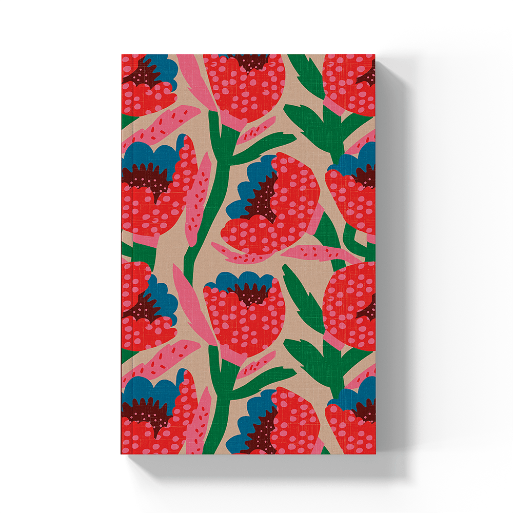 Denik paper Peony Soft Touch Classic Layflat Notebook