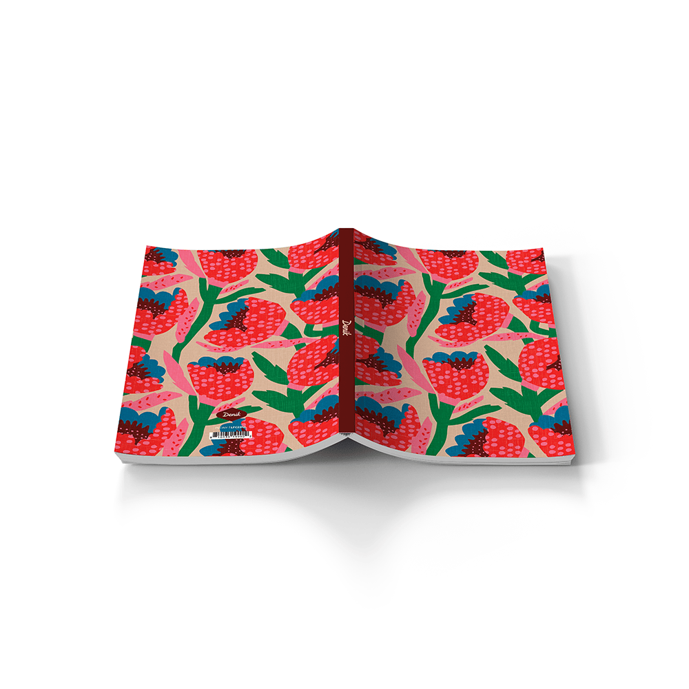 Denik paper Peony Soft Touch Classic Layflat Notebook